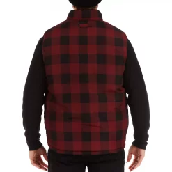 Men's Smith's Workwear Printed Sherpa-Lined Vest -Mens Winter Outdoor Clothing Shop 5156345 ALT