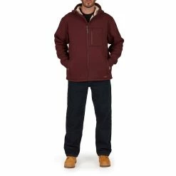 Men's Smith's Workwear Sherpa-Lined Hooded Thermal Shirt Jacket 16 Men's Smith's Workwear Sherpa-Lined Hooded Thermal Shirt Jacket -Mens Winter Outdoor Clothing Shop 5156348 ALT4