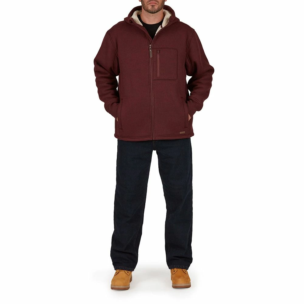 Men's Smith's Workwear Sherpa-Lined Hooded Thermal Shirt Jacket 9 Men's Smith's Workwear Sherpa-Lined Hooded Thermal Shirt Jacket - Image 7