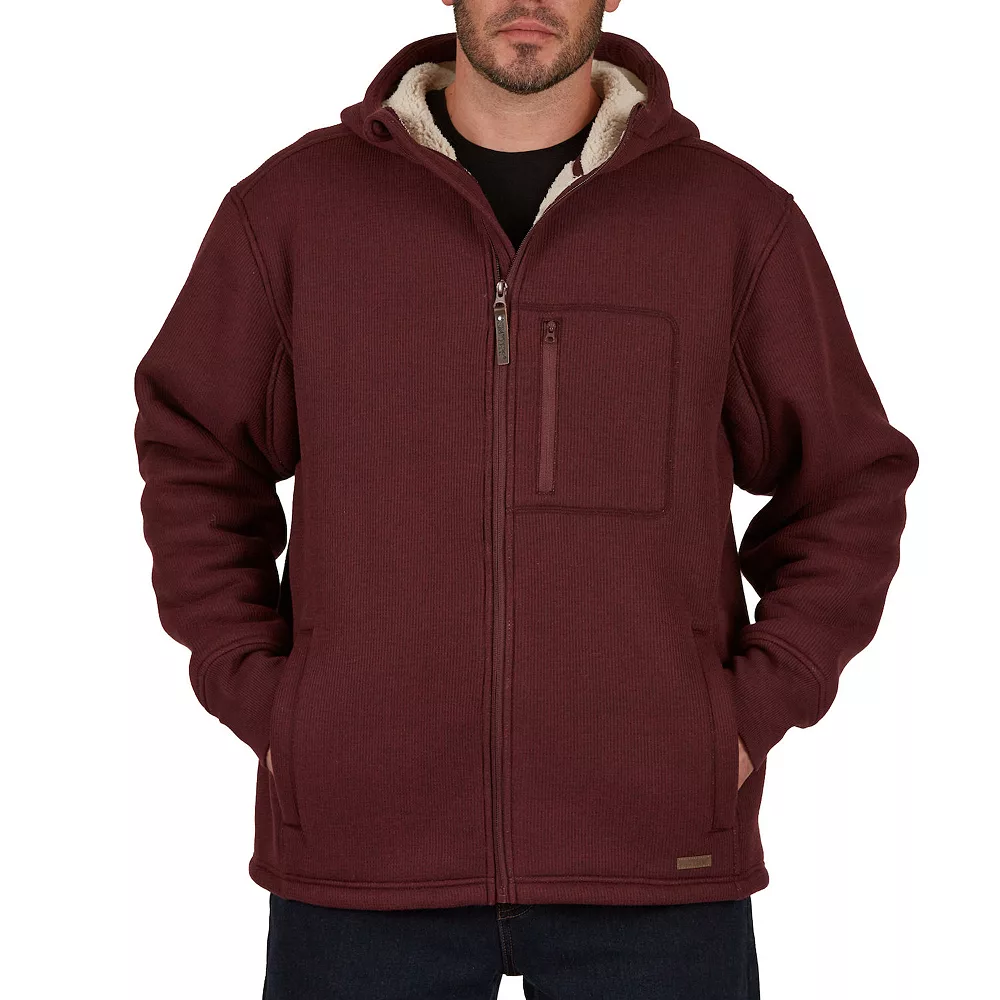 Men's Smith's Workwear Sherpa-Lined Hooded Thermal Shirt Jacket 6 Men's Smith's Workwear Sherpa-Lined Hooded Thermal Shirt Jacket - Image 4
