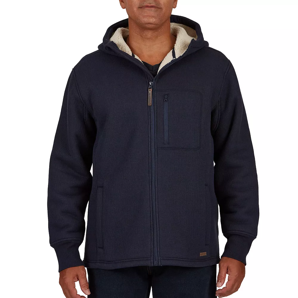 Men's Smith's Workwear Sherpa-Lined Hooded Thermal Shirt Jacket 4 Men's Smith's Workwear Sherpa-Lined Hooded Thermal Shirt Jacket - Image 2