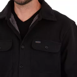 Men's Smith's Workwear Sherpa-Lined Fleece Shirt Jacket -Mens Winter Outdoor Clothing Shop 5156349 ALT3