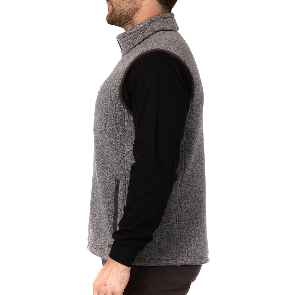 Men's Smith's Workwear Sherpa-Lined Sweater Fleece Vest 7 Men's Smith's Workwear Sherpa-Lined Sweater Fleece Vest - Image 5