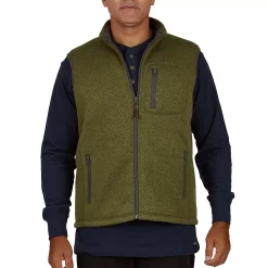 Men's Smith's Workwear Sherpa-Lined Sweater Fleece Vest 11 Men's Smith's Workwear Sherpa-Lined Sweater Fleece Vest -Mens Winter Outdoor Clothing Shop 5156715 Olive Heather