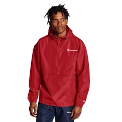 Men's Champion® Packable Jacket -Mens Winter Outdoor Clothing Shop 5243966 Scarlet