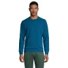 Big & Tall Lands' End Serious Sweats Crewneck Sweatshirt -Mens Winter Outdoor Clothing Shop 5247868 Baltic Teal