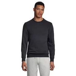 Big & Tall Lands' End Serious Sweats Crewneck Sweatshirt -Mens Winter Outdoor Clothing Shop 5247868 Black