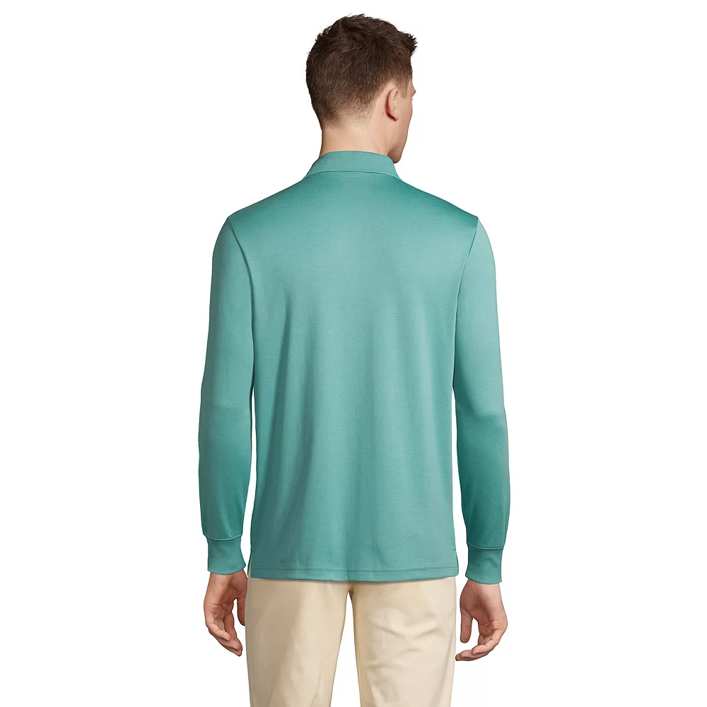 Big & Tall Lands' End Super Soft Classic-Fit Supima Pocket Polo 8 Big & Tall Lands' End Super Soft Classic-Fit Supima Pocket Polo - Image 6
