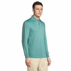 Big & Tall Lands' End Super Soft Classic-Fit Supima Pocket Polo 15 Big & Tall Lands' End Super Soft Classic-Fit Supima Pocket Polo -Mens Winter Outdoor Clothing Shop 5247877 ALT2