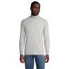 Big & Tall Lands' End Super-T Classic-Fit Mock Turtleneck -Mens Winter Outdoor Clothing Shop 5247879 Gray Heather
