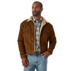 Men's Wrangler Sherpa-Lined Corduroy Jacket