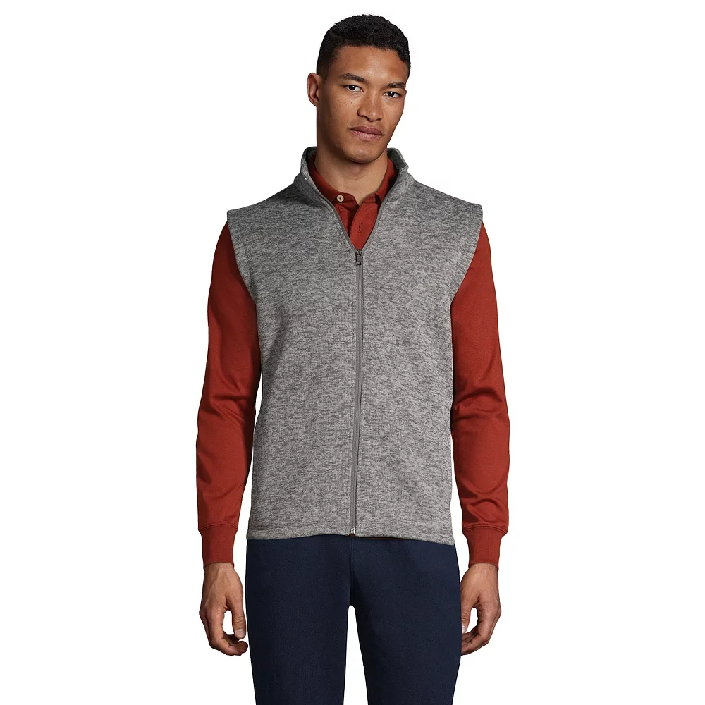 Big & Tall Lands' End Sweater Fleece Vest 3 Big & Tall Lands' End Sweater Fleece Vest
