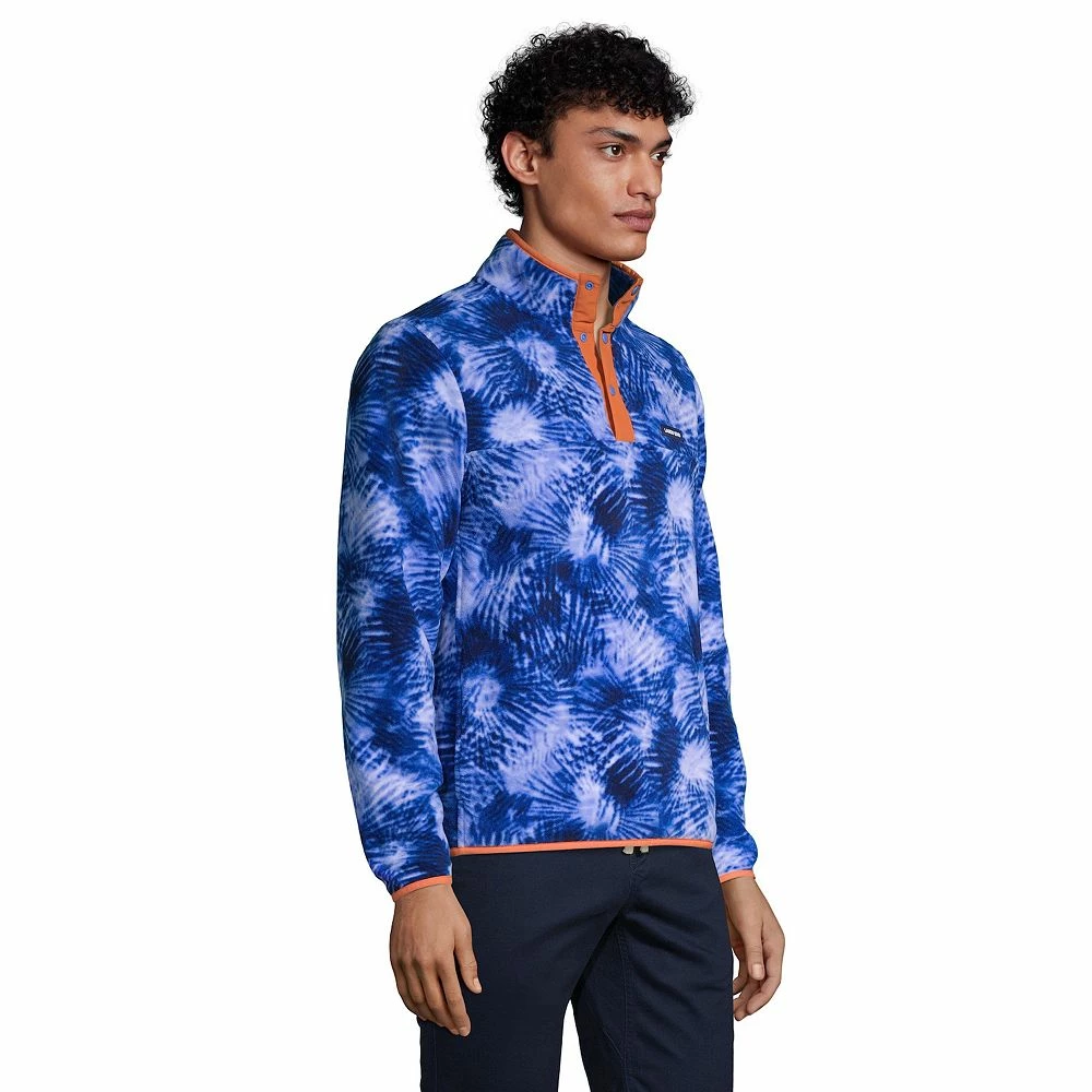 Big & Tall Lands' End Heritage Fleece Snap-Neck Pullover Top 13 Big & Tall Lands' End Heritage Fleece Snap-Neck Pullover Top - Image 11