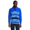 Big & Tall Lands' End Heritage Fleece Snap-Neck Pullover Top -Mens Winter Outdoor Clothing Shop 5340880 Blue