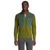 Big & Tall Lands' End Colorblock Grid Fleece Jacket 1 Big & Tall Lands' End Colorblock Grid Fleece Jacket -Mens Winter Outdoor Clothing Shop 5340903 Green