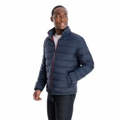 Men's London Fog REPREVE Quilted Puffer Coat -Mens Winter Outdoor Clothing Shop 5344275 Blue