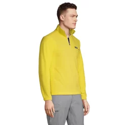 Big & Tall Lands' End Fleece Quarter-Zip Pullover Top -Mens Winter Outdoor Clothing Shop 5355664 ALT2