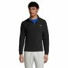 Big & Tall Lands' End Fleece Quarter-Zip Pullover Top 2 Big & Tall Lands' End Fleece Quarter-Zip Pullover Top -Mens Winter Outdoor Clothing Shop 5355664 Black
