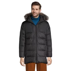 Big & Tall Lands' End Down Wide Channel Parka 10 Big & Tall Lands' End Down Wide Channel Parka -Mens Winter Outdoor Clothing Shop 5356131 Black