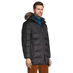 Men's Lands' End Down Wide Channel Hooded Parka 12 Men's Lands' End Down Wide Channel Hooded Parka -Mens Winter Outdoor Clothing Shop 5465028 ALT2