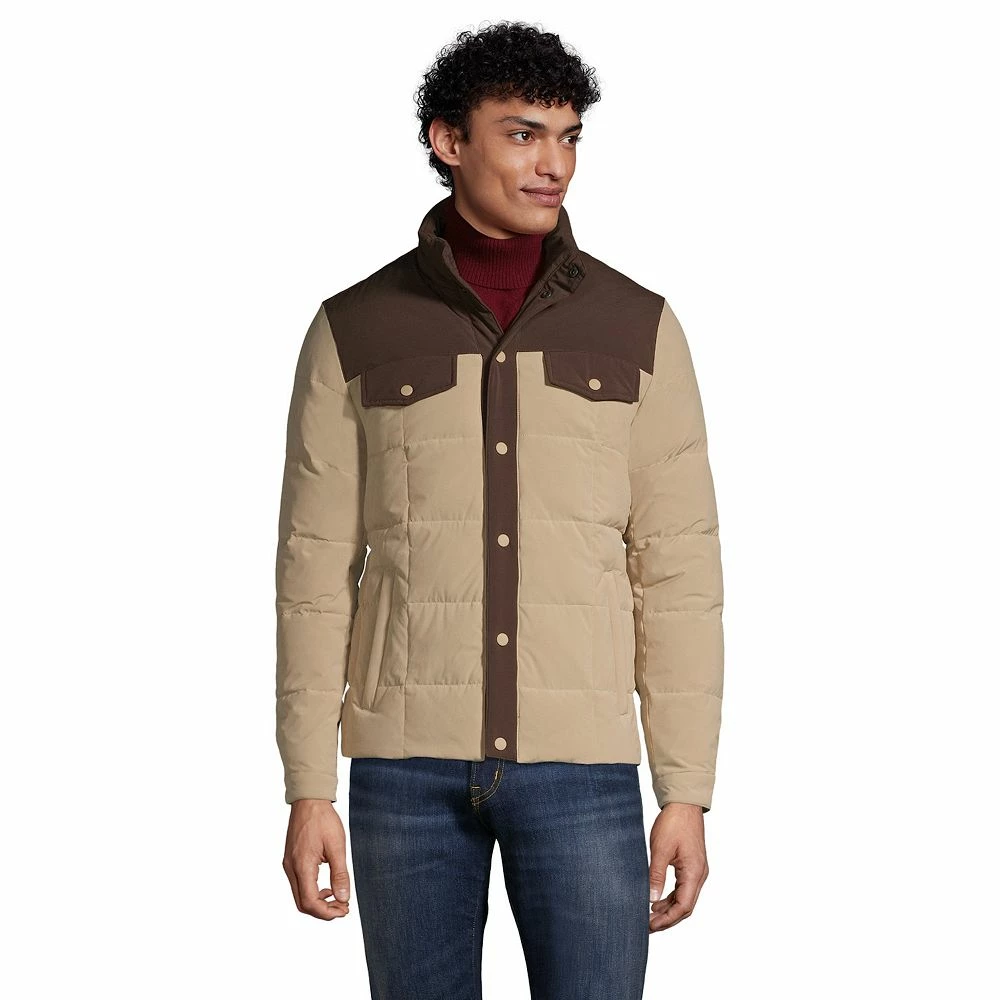 Men's Lands' End Quilted Stretch Down Jacket 5 Men's Lands' End Quilted Stretch Down Jacket - Image 3