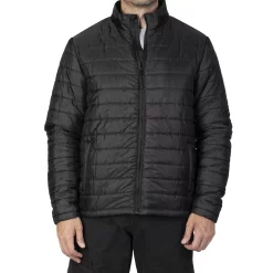 Men's Croft & Barrow Puffy Jacket -Mens Winter Outdoor Clothing Shop 5468289 Black