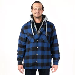 Men's Sonoma Goods For Life® Flannel Hooded Shirt Jacket