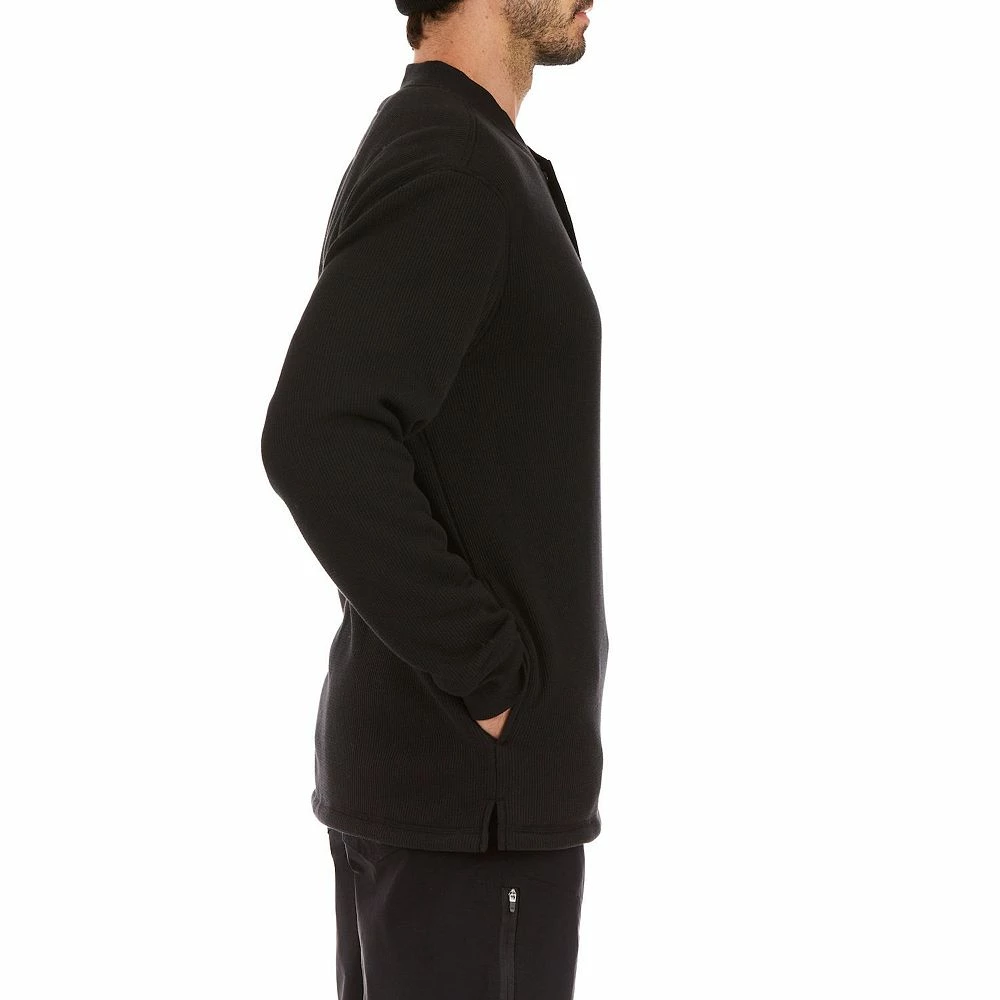 Men's Smith's Workwear Regular-Fit Sherpa Bonded Thermal Henley Pullover 8 Men's Smith's Workwear Regular-Fit Sherpa Bonded Thermal Henley Pullover - Image 6