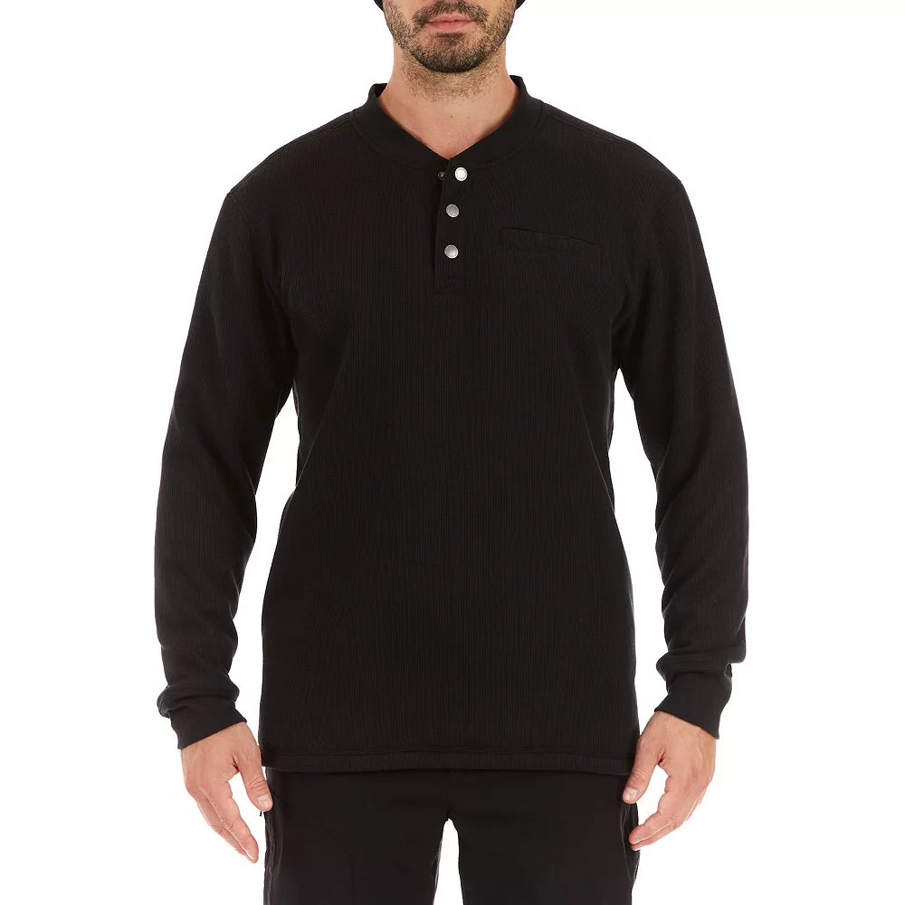 Men's Smith's Workwear Regular-Fit Sherpa Bonded Thermal Henley Pullover 3 Men's Smith's Workwear Regular-Fit Sherpa Bonded Thermal Henley Pullover