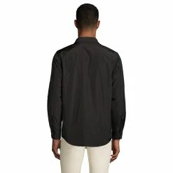 Men's Lands' End Reversible Shirt Jacket -Mens Winter Outdoor Clothing Shop 5499762 ALT