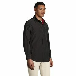 Men's Lands' End Reversible Shirt Jacket -Mens Winter Outdoor Clothing Shop 5499762 ALT2