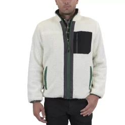 Men's Mountain and Isles Reversible Mixed Media Sherpa & Ripstop Jacket