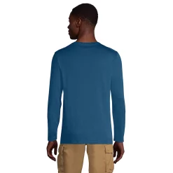 Big & Tall Lands' End Classic-Fit Supima Jersey Henley 12 Big & Tall Lands' End Classic-Fit Supima Jersey Henley -Mens Winter Outdoor Clothing Shop 5510777 ALT
