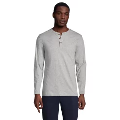 Big & Tall Lands' End Classic-Fit Supima Jersey Henley