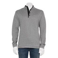 Men's Columbia Hart Mountain™ Half Snap Shirt -Mens Winter Outdoor Clothing Shop 5549594 Charcoal Heather