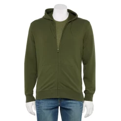Men's Caliville Cotton Stretch Full-Zip Hoodie