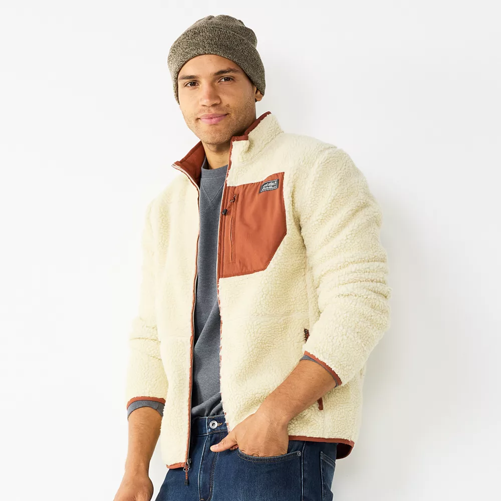 Men's Eddie Bauer Faux Shearling Jacket 5 Men's Eddie Bauer Faux Shearling Jacket - Image 3