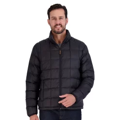 Men's ZeroXposur Luke Box Quilted Puffer Jacket -Mens Winter Outdoor Clothing Shop 5570834 Black