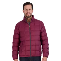 Men's ZeroXposur Luke Box Quilted Puffer Jacket -Mens Winter Outdoor Clothing Shop 5570834 Saddle