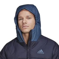 Men's adidas 3-Stripes Puffy Hooded Jacket 17 Men's adidas 3-Stripes Puffy Hooded Jacket -Mens Winter Outdoor Clothing Shop 5573137 ALT3
