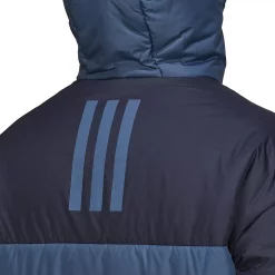 Men's adidas 3-Stripes Puffy Hooded Jacket 18 Men's adidas 3-Stripes Puffy Hooded Jacket -Mens Winter Outdoor Clothing Shop 5573137 ALT4