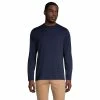 Big & Tall Lands' End Supima Crewneck Tee 1 Big & Tall Lands' End Supima Crewneck Tee -Mens Winter Outdoor Clothing Shop 5581276 Radiant Navy