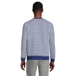 Men's Lands' End Serious Sweats French Terry Crewneck Sweatshirt -Mens Winter Outdoor Clothing Shop 5582142 ALT