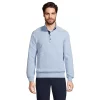Men's Lands' End Quilted Snap-Front Mockneck Top -Mens Winter Outdoor Clothing Shop 5582147 Soft Blue Haze