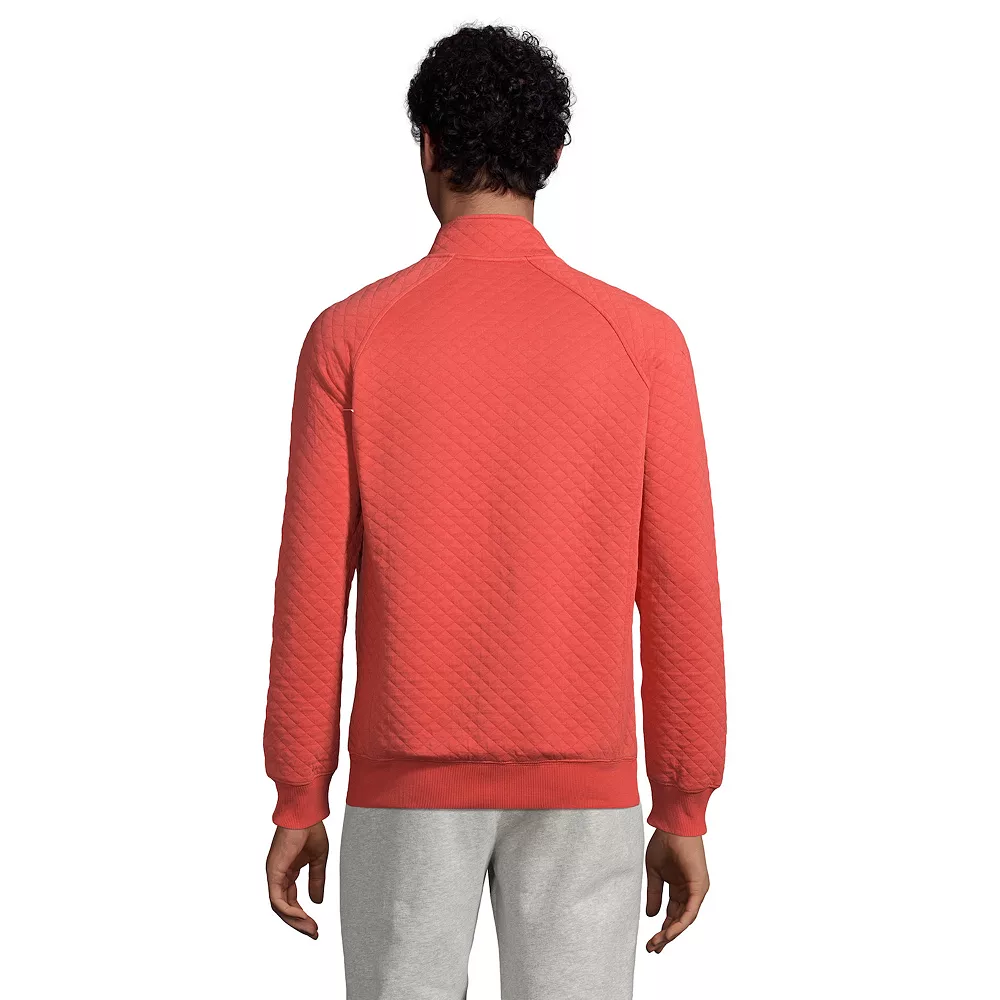 Big & Tall Lands' End Classic-Fit Quilted Snap Mockneck Pullover Top 4 Big & Tall Lands' End Classic-Fit Quilted Snap Mockneck Pullover Top - Image 2