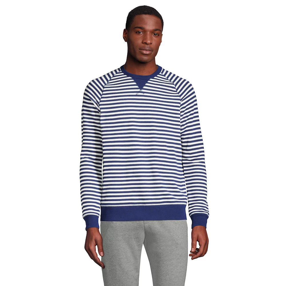 Big & Tall Lands' End French Terry Crewneck Sweatshirt 4 Big & Tall Lands' End French Terry Crewneck Sweatshirt - Image 2