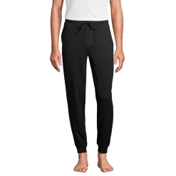 Big & Tall Lands' End Knit Jersey Jogger Pajama Pants 14 Big & Tall Lands' End Knit Jersey Jogger Pajama Pants -Mens Winter Outdoor Clothing Shop 5584299 Black