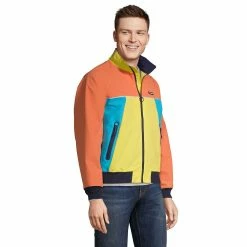 Big & Tall Lands' End Lightweight Colorblock Squall Jacket -Mens Winter Outdoor Clothing Shop 5584463 ALT2