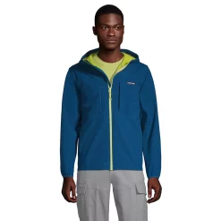 Men's Lands' End Softshell Hooded Jacket -Mens Winter Outdoor Clothing Shop 5585265 Baltic Teal