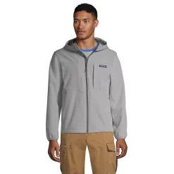 Men's Lands' End Softshell Hooded Jacket